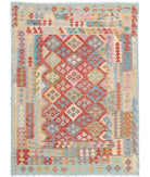 Maimana-Kilim 4'11'' X 6'7'' Hand-Knotted Wool Kilim 4'11'' x 6'7'' (148 X 198) / Multi / Multi