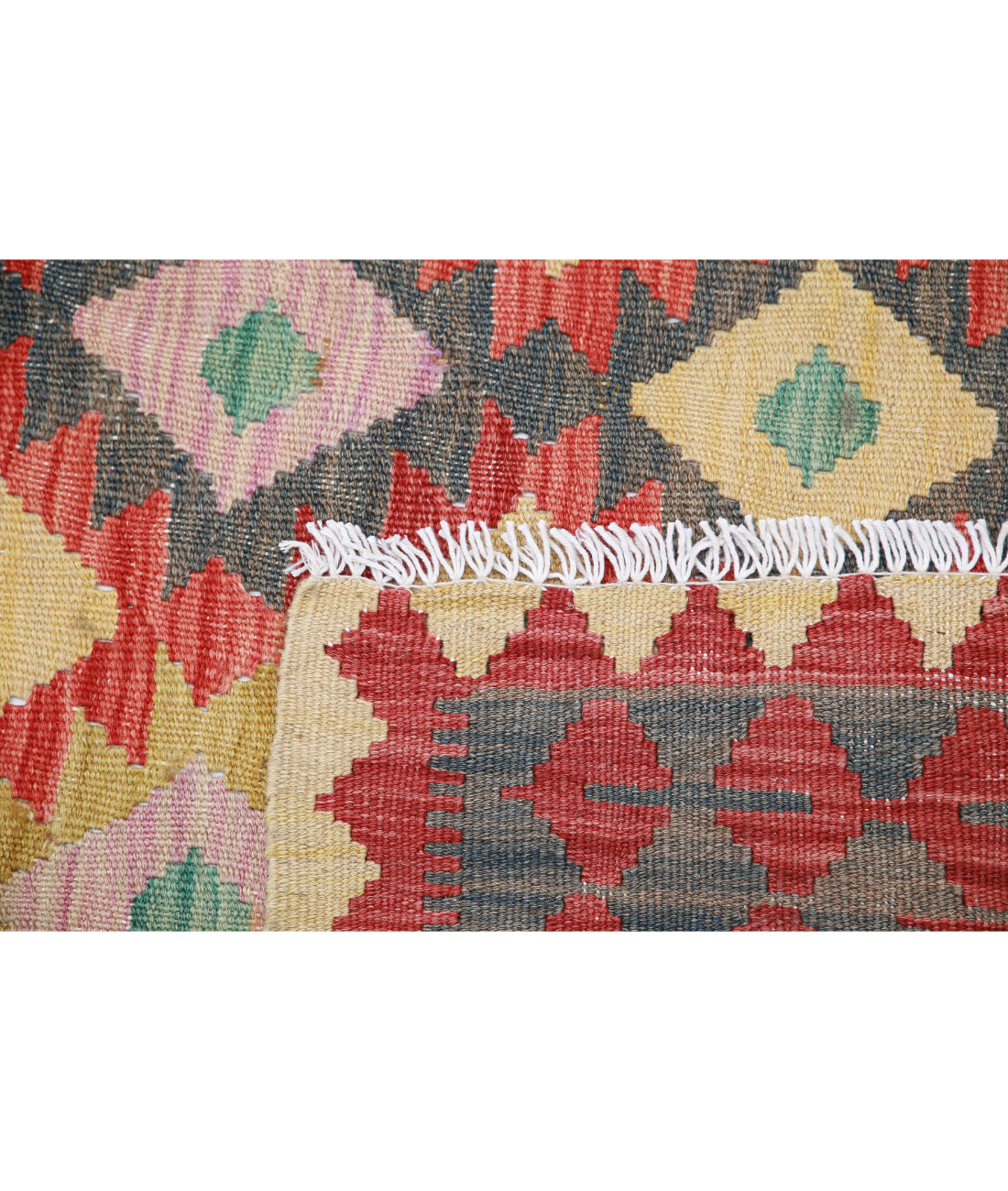 Maimana-Kilim 4'11'' X 6'1'' Hand-Knotted Wool Kilim 4'11'' x 6'1'' (148 X 183) / Multi / Multi