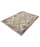 Maimana-Kilim 4'9'' X 6'6'' Hand-Knotted Wool Kilim 4'9'' x 6'6'' (143 X 195) / Multi / Multi