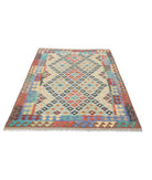 Maimana-Kilim 4'9'' X 6'6'' Hand-Knotted Wool Kilim 4'9'' x 6'6'' (143 X 195) / Multi / Multi