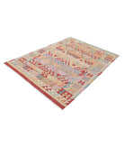 Maimana-Kilim 4'9'' X 6'6'' Hand-Knotted Wool Kilim 4'9'' x 6'6'' (143 X 195) / Multi / Multi