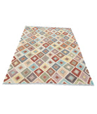 Maimana-Kilim 4'7'' X 6'9'' Hand-Knotted Wool Kilim 4'7'' x 6'9'' (138 X 203) / Multi / Multi