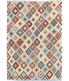 Maimana-Kilim 4'7'' X 6'9'' Hand-Knotted Wool Kilim 4'7'' x 6'9'' (138 X 203) / Multi / Multi