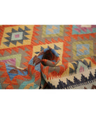 Maimana-Kilim 5'1'' X 6'9'' Hand-Knotted Wool Kilim 5'1'' x 6'9'' (153 X 203) / Multi / Multi