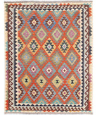 Maimana-Kilim 5'1'' X 6'9'' Hand-Knotted Wool Kilim 5'1'' x 6'9'' (153 X 203) / Multi / Multi