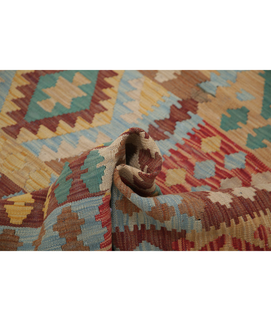 Maimana-Kilim 4'9'' X 6'6'' Hand-Knotted Wool Kilim 4'9'' x 6'6'' (143 X 195) / Multi / Multi