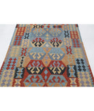 Maimana-Kilim 4'1'' X 5'11'' Hand-Knotted Wool Kilim 4'1'' x 5'11'' (123 X 178) / Multi / Multi