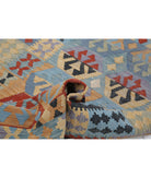 Maimana-Kilim 4'1'' X 5'11'' Hand-Knotted Wool Kilim 4'1'' x 5'11'' (123 X 178) / Multi / Multi