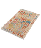 Maimana-Kilim 2'5'' X 3'10'' Hand-Knotted Wool Kilim 2'5'' x 3'10'' (73 X 115) / Multi / Multi