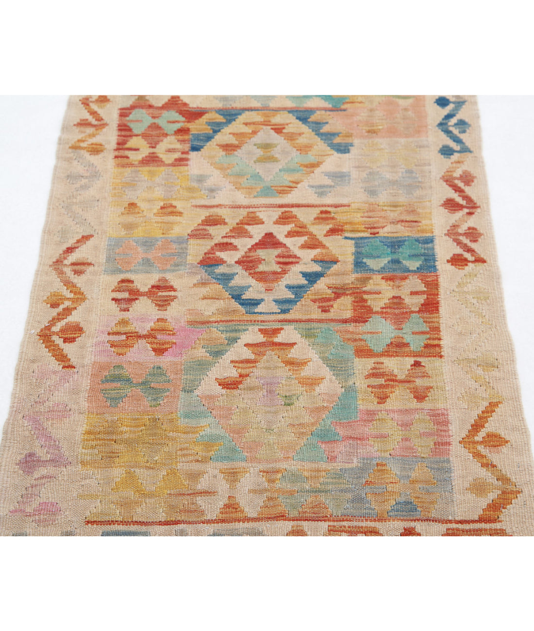 Maimana-Kilim 2'5'' X 3'10'' Hand-Knotted Wool Kilim 2'5'' x 3'10'' (73 X 115) / Multi / Multi