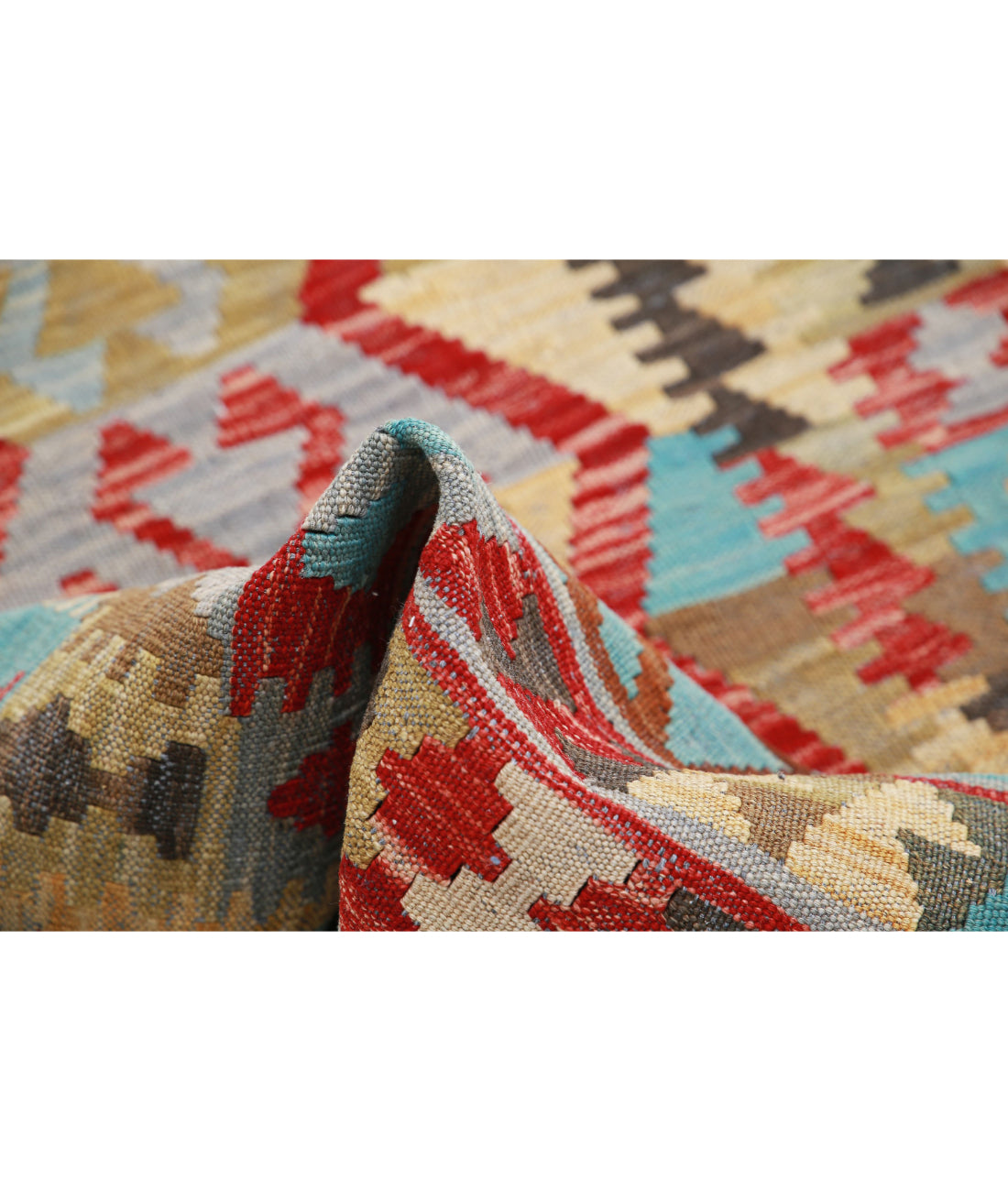 Maimana-Kilim 2'7'' X 4'3'' Hand-Knotted Wool Kilim 2'7'' x 4'3'' (78 X 128) / Multi / Multi