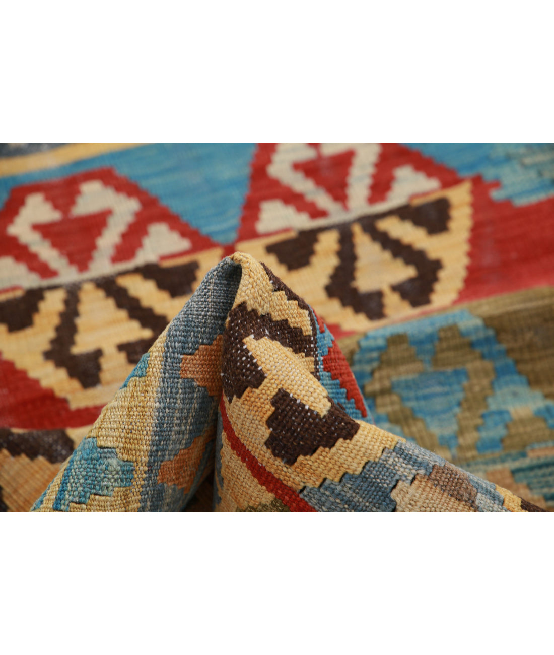 Maimana-Kilim 2'9'' X 4'1'' Hand-Knotted Wool Kilim 2'9'' x 4'1'' (83 X 123) / Multi / Multi