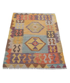 Maimana-Kilim 2'9'' X 3'11'' Hand-Knotted Wool Kilim 2'9'' x 3'11'' (83 X 118) / Multi / Multi