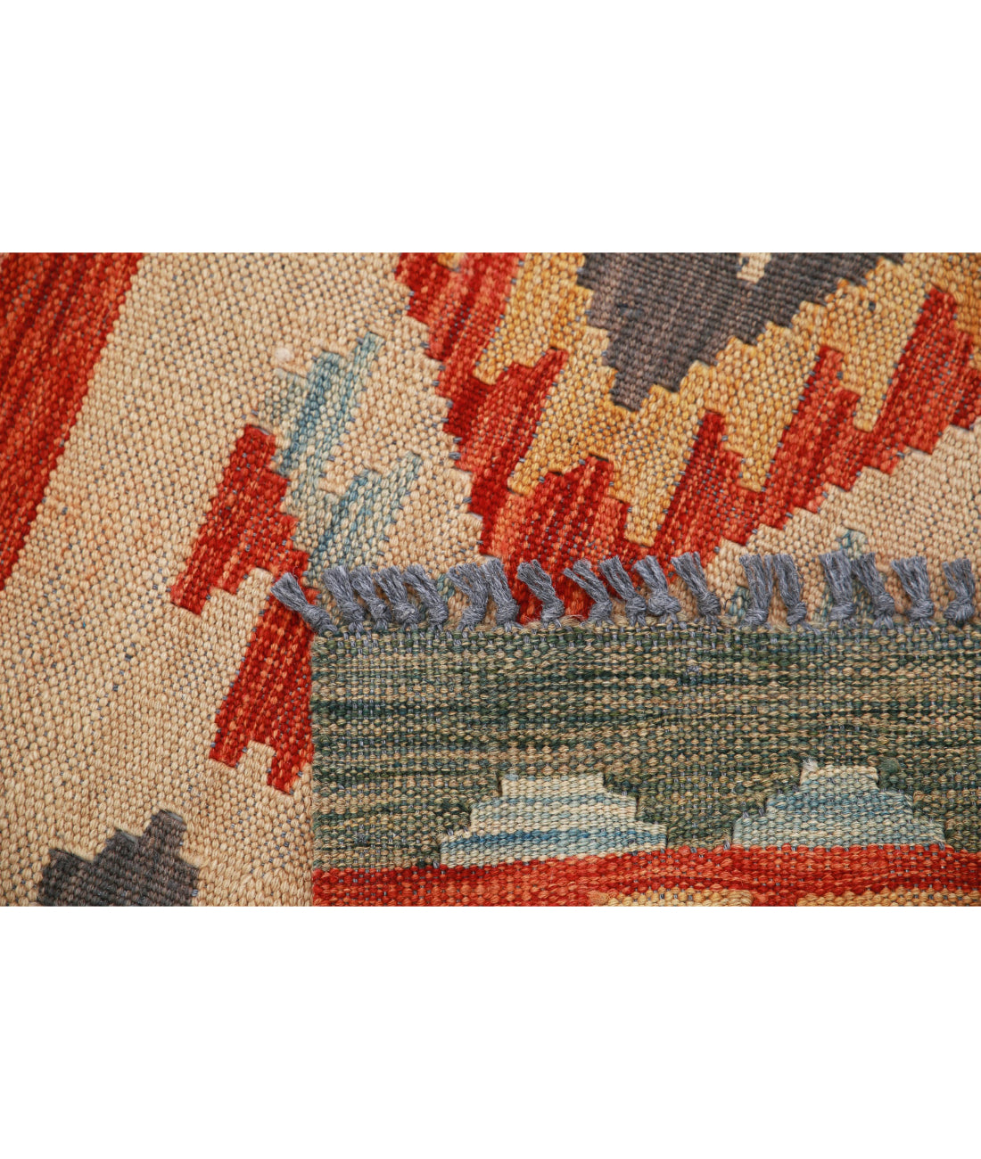 Maimana-Kilim 2'8'' X 4'0'' Hand-Knotted Wool Kilim 2'8'' x 4'0'' (80 X 120) / Multi / Multi