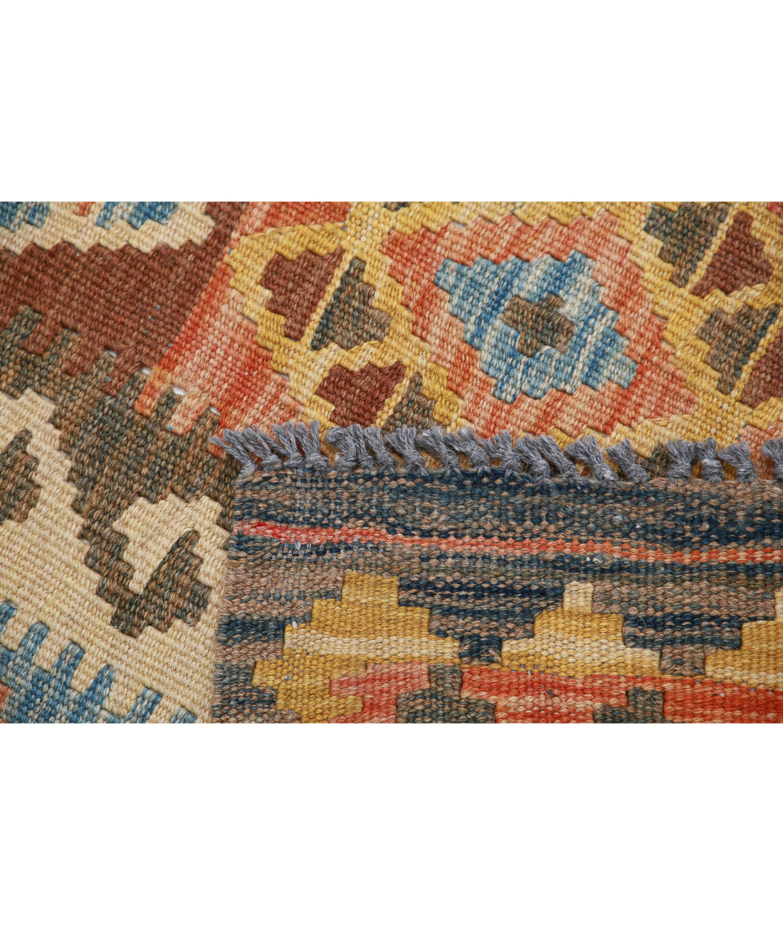 Maimana-Kilim 2'7'' X 4'3'' Hand-Knotted Wool Kilim 2'7'' x 4'3'' (78 X 128) / Multi / Multi