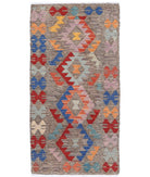 Maimana-Kilim 2'2'' X 4'2'' Hand-Knotted Wool Kilim 2'2'' x 4'2'' (65 X 125) / Multi / Multi