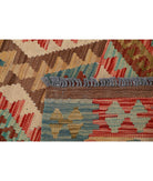 Maimana-Kilim 3'3'' X 4'9'' Hand-Knotted Wool Kilim 3'3'' x 4'9'' (98 X 143) / Multi / Multi