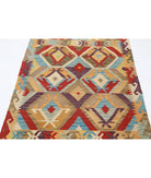 Maimana-Kilim 3'2'' X 5'2'' Hand-Knotted Wool Kilim 3'2'' x 5'2'' (95 X 155) / Multi / Multi