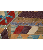 Maimana-Kilim 3'2'' X 5'2'' Hand-Knotted Wool Kilim 3'2'' x 5'2'' (95 X 155) / Multi / Multi