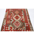 Maimana-Kilim 3'2'' X 4'10'' Hand-Knotted Wool Kilim 3'2'' x 4'10'' (95 X 145) / Multi / Multi