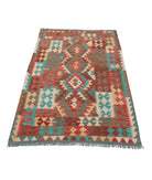 Maimana-Kilim 3'1'' X 5'1'' Hand-Knotted Wool Kilim 3'1'' x 5'1'' (93 X 153) / Multi / Multi