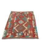 Maimana-Kilim 3'2'' X 4'10'' Hand-Knotted Wool Kilim 3'2'' x 4'10'' (95 X 145) / Multi / Multi