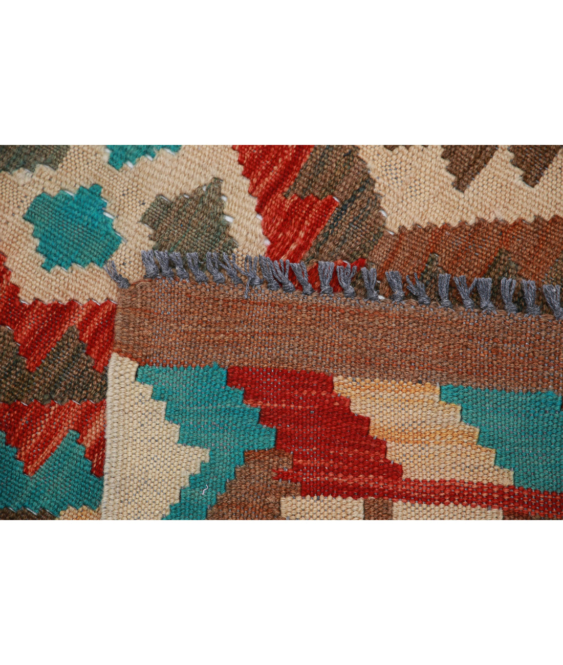 Maimana-Kilim 3'2'' X 4'10'' Hand-Knotted Wool Kilim 3'2'' x 4'10'' (95 X 145) / Multi / Multi