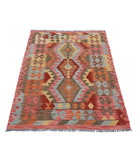 Maimana-Kilim 3'2'' X 4'10'' Hand-Knotted Wool Kilim 3'2'' x 4'10'' (95 X 145) / Multi / Multi