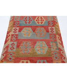 Maimana-Kilim 3'2'' X 5'3'' Hand-Knotted Wool Kilim 3'2'' x 5'3'' (95 X 158) / Multi / Multi