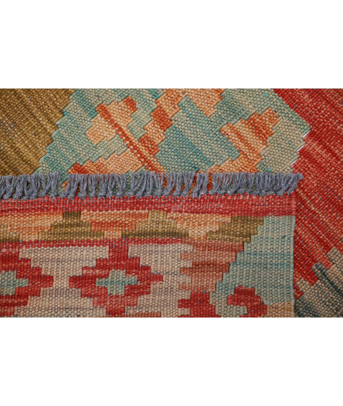 Maimana-Kilim 3'2'' X 5'3'' Hand-Knotted Wool Kilim 3'2'' x 5'3'' (95 X 158) / Multi / Multi