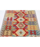 Maimana-Kilim 2'8'' X 4'1'' Hand-Knotted Wool Kilim 2'8'' x 4'1'' (80 X 123) / Multi / Multi