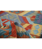 Maimana-Kilim 2'6'' X 4'2'' Hand-Knotted Wool Kilim 2'6'' x 4'2'' (75 X 125) / Multi / Multi