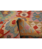 Maimana-Kilim 3'4'' X 4'10'' Hand-Knotted Wool Kilim 3'4'' x 4'10'' (100 X 145) / Multi / Multi