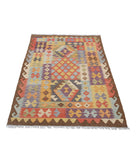 Maimana-Kilim 3'4'' X 5'0'' Hand-Knotted Wool Kilim 3'4'' x 5'0'' (100 X 150) / Multi / Multi