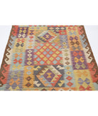 Maimana-Kilim 3'4'' X 5'0'' Hand-Knotted Wool Kilim 3'4'' x 5'0'' (100 X 150) / Multi / Multi