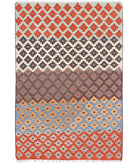 Maimana-Kilim 3'1'' X 4'8'' Hand-Knotted Wool Kilim 3'1'' x 4'8'' (93 X 140) / Multi / Multi