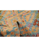 Maimana-Kilim 3'3'' X 4'11'' Hand-Knotted Wool Kilim 3'3'' x 4'11'' (98 X 148) / Blue / Blue