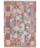 Maimana-Kilim 3'11'' X 5'9'' Hand-Knotted Wool Kilim 3'11'' x 5'9'' (118 X 173) / Multi / Multi