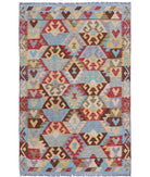 Maimana-Kilim 3'10'' X 6'0'' Hand-Knotted Wool Kilim 3'10'' x 6'0'' (115 X 180) / Multi / Multi