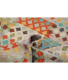 Maimana-Kilim 4'1'' X 5'8'' Hand-Knotted Wool Kilim 4'1'' x 5'8'' (123 X 170) / Multi / Multi