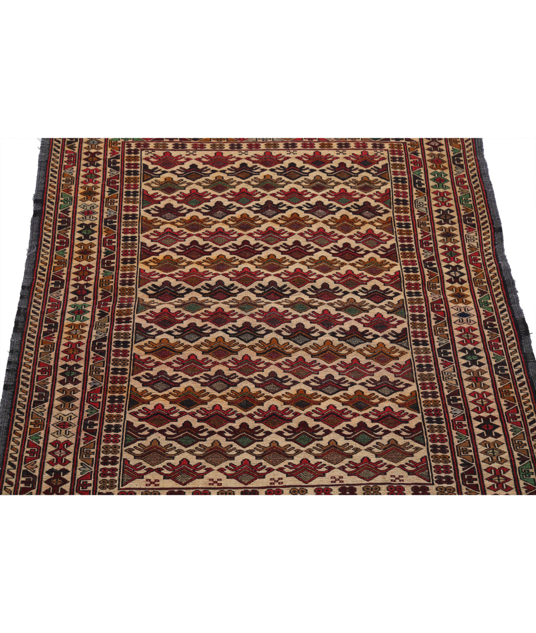 Maliki-Kilim 2'11'' X 4'8'' Hand-Woven Wool Kilim 2'11'' x 4'8'' (88 X 140) / Multi / Multi