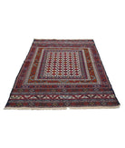 Maliki-Kilim 3'8'' X 5'6'' Hand-Woven Wool Kilim 3'8'' x 5'6'' (110 X 165) / Multi / Multi