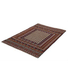 Maliki-Kilim 3'11'' X 5'11'' Hand-Woven Wool Kilim 3'11'' x 5'11'' (118 X 178) / Multi / Multi