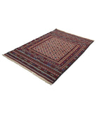 Maliki-Kilim 4'0'' X 6'2'' Hand-Woven Wool Kilim 4'0'' x 6'2'' (120 X 185) / Multi / Multi