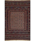 Maliki-Kilim 4'0'' X 6'2'' Hand-Woven Wool Kilim 4'0'' x 6'2'' (120 X 185) / Multi / Multi