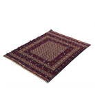 Maliki-Kilim 3'0'' X 4'3'' Hand-Woven Wool Kilim 3'0'' x 4'3'' (90 X 128) / Multi / Multi