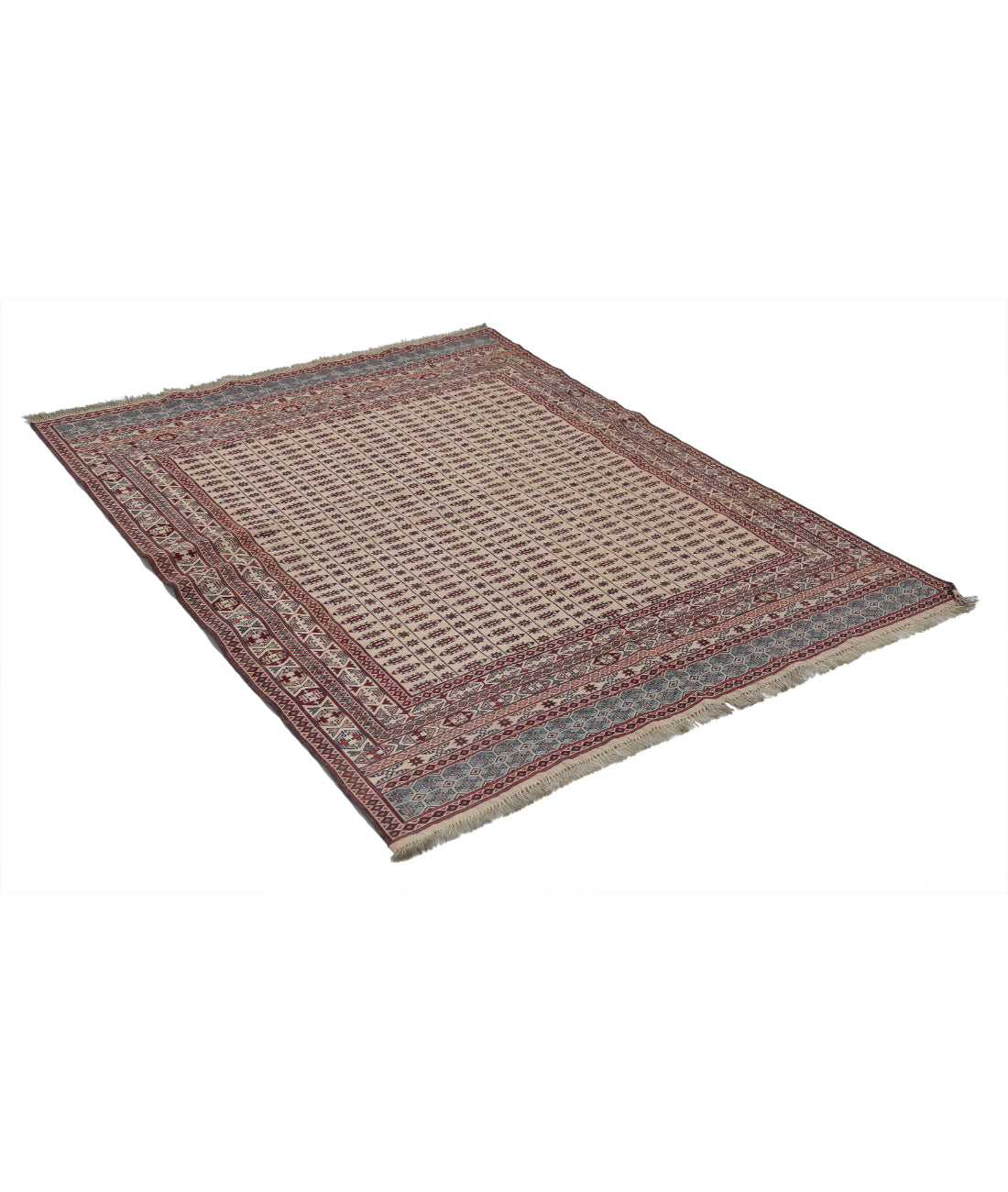 Maliki-Kilim 4'7'' X 6'2'' Hand-Woven Wool Kilim 4'7'' x 6'2'' (138 X 185) / Multi / Multi