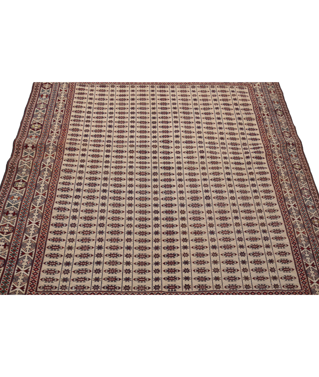 Maliki-Kilim 4'7'' X 6'2'' Hand-Woven Wool Kilim 4'7'' x 6'2'' (138 X 185) / Multi / Multi