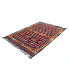 Maliki-Kilim 4'10'' X 6'10'' Hand-Woven Wool Kilim 4'10'' x 6'10'' (145 X 205) / Multi / Multi