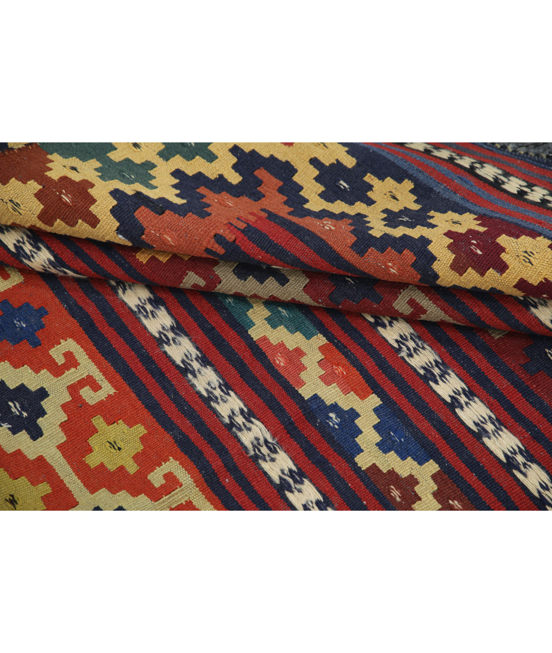 Maliki-Kilim 4'10'' X 6'10'' Hand-Woven Wool Kilim 4'10'' x 6'10'' (145 X 205) / Multi / Multi